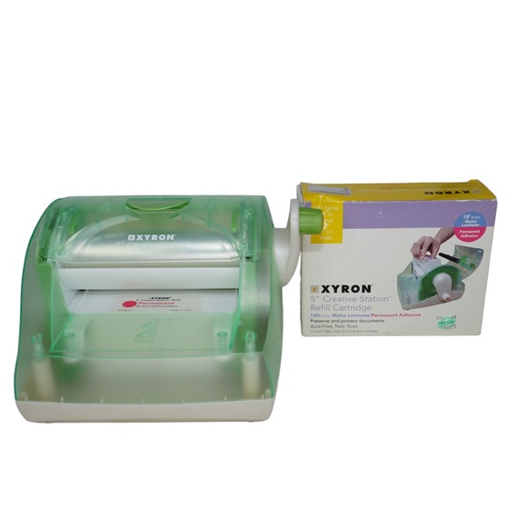 Xyron Creative Station 5" Sticker Machine and New Refill Cartridge - Picture 9 of 10